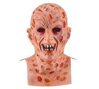 nezababy Freddy Mask with Freddy Hat Killer Cosplay Headwear On Elm St Nightmare Halloween Costumes Accessory Set Prop (Freddy Mask)