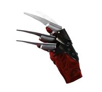 nezababy Freddy Mask with Freddy Hat Killer Cosplay Headwear On Elm St Nightmare Halloween Costumes Accessory Set Prop (Freddy Glove)