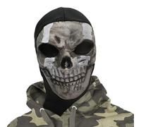 nezababy Ghost Mask Skull Mask Cod Mask Call Scary Balaclava Duty Full Face Headgear Party Theme Halloween Costume Prop for Men Women (Ghost Balaclava)