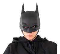 nezababy Men's Super Hero Bat Mask Knight Full Head Helmet Superhero Costume Headgear Halloween Accessories Masque Dress up Props