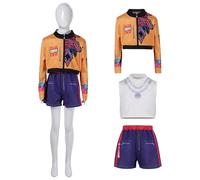 nezababy Rumi Zoey Mira Costume Demon Costume Adult Hunters Stage Pop Singers Outfit Anime Clothes for Halloween, Lm, 130(7-8y)