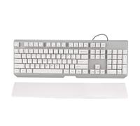 NEZE Illuminated Keyboard, Good Resilience RGB Wired Keyboard Comfortable Touch ABS Material for Home for Office GK60 keyway white