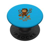 Nezha Chinese Myth Lotus Hero Halloween PopSockets Adhesive PopGrip