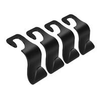 NEZIH 4 pieces Car Hooks for VW ID4, Headrest Bracket Car Hook Car Bag Hook Car Hooks for Bags Car Seat Hooks Car Hooks Car Seat Back Hook