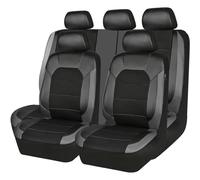 NEZIH Car Seat Cover for Kia picanto/Morning 2017-2022, 5 Seats Front Back Full Surround Protectors Pad Waterproof Seat Covers Full Set Seat Protector Interior Accessories,D/Grey