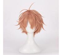 NEZIH Cosplay Wig, Idolish7 IZUMI MITSUKI Cosplay Wig, Pink And Orange Reversed Wig, with Free Wig Cap, Halloween Costume Cosplay, for Christmas Carnival Party, Decorative Accessories