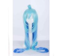 NEZIH Konosuba God39's Blessings on This Wonderful World!Cosplay Wigs Aqua Synthetic Hair Adult Role Play, with Wig Cap, Decorative Accessories, Anime Gift