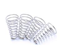 NEZIH Lbin-compression spring Diameter 1.2/1.4/1.5/1.8/2mm Stainless Steel Tapered Tower Spring Durable Multipurpose(1.5x(10-20) x50-11,2Pcs)