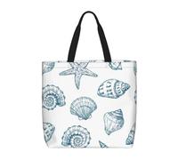 NEZIH Starfish Shell Print Personalized Tote Bags Birthday Gifts For Women Mother Teachers Friends Large Beach Bags, Starfish Shell, One Size