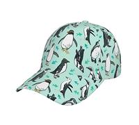NEZIH Unisex Snapback Washed Cute Penguins Print Baseball Cap for Men Women - Adjustable Dad Bill Hat