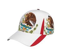 NEZIH Unisex Snapback Washed Flag of Mexico Print Baseball Cap for Men Women - Adjustable Dad Bill Hat