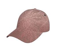 NEZIH Unisex Snapback Washed Rose Gold Pink Print Baseball Cap for Men Women - Adjustable Dad Bill Hat