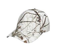 NEZIH Unisex Snapback Washed White Trees Camo Print Baseball Cap for Men Women - Adjustable Dad Bill Hat