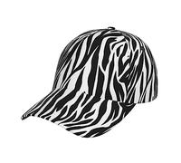 NEZIH Unisex Snapback Washed Zebra Print Print Baseball Cap for Men Women - Adjustable Dad Bill Hat