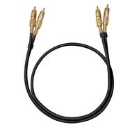 NF Audio RCA Cable Oehlbach NF 1 Master Black Length 0.5 M Phono CD RCA Cable