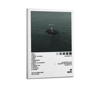 NF Hope Album Poster Album Cover Aesthetic Limited Posters Signed Rapper Music Posters Dorm Decor Bedroom Posters Print Canvas Wall Art Room Teen And Girls 12x18inch(30x45cm) Frame-style