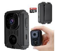 NF MAXONE Mini Hidden Spy Camera HD No Wi-Fi - Car Surveillance Camera with Night Vision and Motion Detection, Works Without Internet, 11 Hours Battery Life