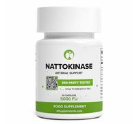 NF Supplements Nattokinase 5000 FU - 30 Vegan Capsules with Oregano & Motherwort | 3rd Party Tested - Manufactured in a GMP Certified Facility | Made in the UK (30)