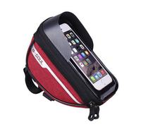NFAHBAQA Bike Handlebar Bag for Giant Talon 2, Waterproof Shell Phone Mount, Case Capacity Touchscreen, Anti Slip Stable Mount Cycling Bag,Red