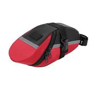 NFAHBAQA Bike Saddle Bag for Focus Jam2 Plus PRO, Waterproof Rear Under Back Seat Pack, Large Capacity Storage Pannier, Reflective Cycling Seatpost Bag,Red