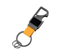 NFAHBAQA Car Keys Keychain for MX-5 MX5 RF ND NC NB NA 1989-2023, Keyrings with Beer Bottle Opener, Chains Personalized, Heavy Duty Metal Keychain for Men and Women,Yellow