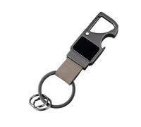 NFAHBAQA Car Keys Keychain for MX-5 MX5 RF ND NC NB NA 1989-2023, Keyrings with Beer Bottle Opener, Chains Personalized, Heavy Duty Metal Keychain for Men and Women,Grey