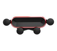 NFAHBAQA Car Phone Holder for VW Taigo Touran Tiguan CC Beetle Passat Jetta B6 B7 B8, Shockproof Phone Mount Stable, 360° Rotation Flexible, Universal Mobile Phone Holder, Accessories,Red