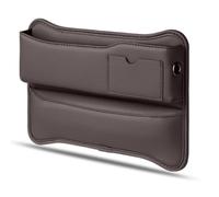 NFAHBAQA Car Seat Gap Filler Organiser for Toyota Yaris Cross Nicht GR 2023, PU Leather Car Console Side Pocket, with USB Charging Hole Auto Interior Accessories,C
