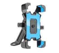 NFAHBAQA Phone Holder for Goldwing GL1800 F6B DCT DOT 2018-2025, Automatic Motorcycle Phone Mount, Secure Bicycle Phone Holder, Easy Navigation and Riding, Universal,Blue-Rearview mirror version