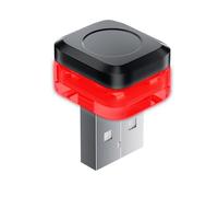 NFAHBAQA USB Atmosphere Light Car for Mini Hatch R50 R56 F55 F56 JCW/One/One D/Cooper/S 2001-2024, Plug-in LED Ambient Lighting, Portable Vehicle Lights, Wireless Compact Design, Red Light