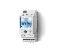 NFC 2P 16A 230V AC/DC Digital Clock Weekly NFC 12.62.8.230.0000