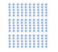 NFC 30 Pcs Programmable NFC Stickers 144 Bytes Compatible with Tagmo for Phones for Sharing Media Wi Fi Connections Records (Blue)