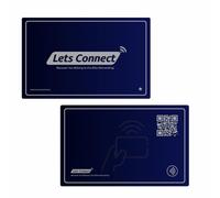 NFC Business Card | Smart Digital Contact Card with QR Code | Reusable & Customisable Networking Tool | Eco-Friendly | No App Required (Name + QR, Premium Plan)