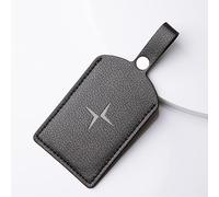 NFC Card Key Case Compatible For Polestar 4 Compatible For Polestar 2/3/4 Closure Key Fob Cover Leather Compatible For Men And Women(Black B)