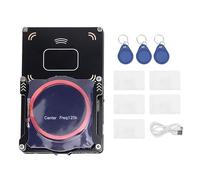 NFC Card Reader Writer for RFID, Full Band ID IC Card Decryptor Decoder with USB Type C Interface, Supports 125KHz to 500KHz Frequencies for Access Control Systems (5Pcs T5577 Cards, 3Pcs T5577