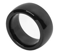 NFC Ceramic Ring, Excellent Refractive Index IP68 Wearable Multi-card Simulation R4 Smart Ring Low Thermal Conductivity for IOS Phone (Size 10)