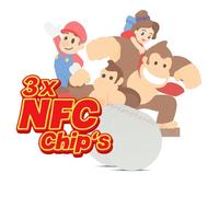 NFC Chips Compatible with Nintendo Switch - for Donkey Kong Bananza (Pack of 3)