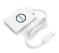 NFC RFID Reader Writer ACR122U High Speed Contactless IC Card Reader Writer with Software for Secure Access Control Systems in White