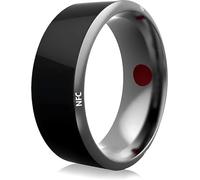 NFC Smart Ring, Multi-functional Digital Finger Ring with Ultra-sensitive NFC Chip for Easy Data Sharing, Universal Compatibility with Mobile Phones, Size 8