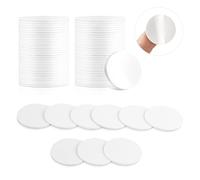 NFC Tag 30Pcs NFC Stickers White NTAG215 Tag Rewritable Round Coin NFC Cards with Adhesive Back Compatible with Tagmo NFC Enabled Mobile Phones