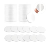 NFC Tag NFC Stickers White NTAG215 Tag Rewritable Round Coin NFC Cards with Adhesive Back Compatible with Tagmo NFC Enabled Mobile Phones(50Pcs)