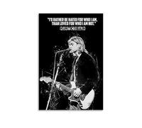 NFChang Kurt Cobain Music Poster Album Cover Poster Decorative Painting Canvas Wall Painting Living Room Bedroom Wall Art Modern Picture Print Home Decor 08x12inch(20x30cm) Unframe-style