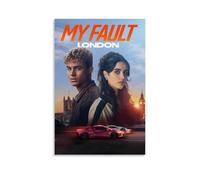 NFChang My Fault London Movie Poster Decorative Painting Canvas Print Living Room Bedroom Wall Art Modern Picture 12x18inch(30x45cm) Unframe-style