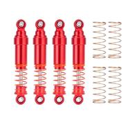NFDCDD2 2/4PCS Aluminum Big Bore Shocks 52mm Oil Damper for 1/18 RC Crawler Car TRX4M TRX-4M Bronco Defender Upgrade Parts(Red 4Pcs)