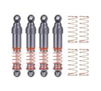 NFDCDD2 2/4PCS Aluminum Big Bore Shocks 52mm Oil Damper for 1/18 RC Crawler Car TRX4M TRX-4M Bronco Defender Upgrade Parts(Titanium 4Pcs)