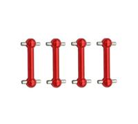 NFDCDD2 4Pcs Metal Universal Drive Shaft Driveshaft CVD Dogbone for Tamiya TT01 TT02 TT01D TT01E TA04 1/10 RC Car Upgrades Parts(Red)