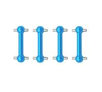 NFDCDD2 4Pcs Metal Universal Drive Shaft Driveshaft CVD Dogbone for Tamiya TT01 TT02 TT01D TT01E TA04 1/10 RC Car Upgrades Parts(Blue)