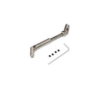 NFDCDD2 For 1/10 WPL C74 C-74 Jimny Warrior JA11 Steel Drive Shaft Universal Joint For RC Car Modified Metal Upgrade Parts(1Pcs Silver)