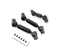 NFDCDD2 For WPL C14 C24 D12 B14 B24 B16 B36 MN D90 MN98 MN99S Metal Drive Shaft Driveshaft CVD 4x4 6x6 4WD 6WD RC Car Upgrades Parts(6x6 Black)