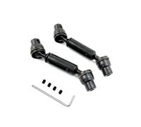 NFDCDD2 For WPL C14 C24 D12 B14 B24 B16 B36 MN D90 MN98 MN99S Metal Drive Shaft Driveshaft CVD 4x4 6x6 4WD 6WD RC Car Upgrades Parts(4x4 Black)